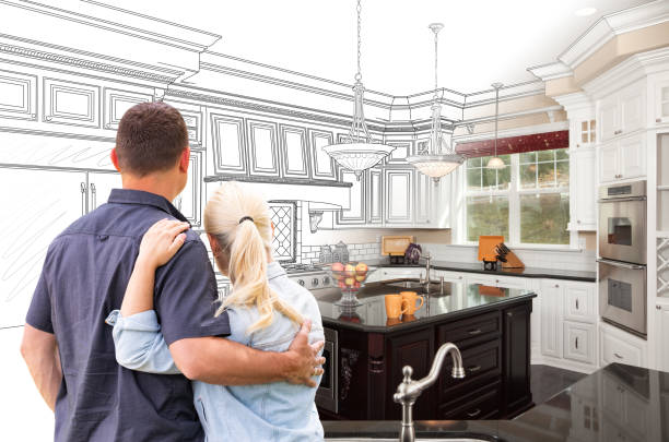 Professional Kitchen Island Installation technician working in Denton, MD